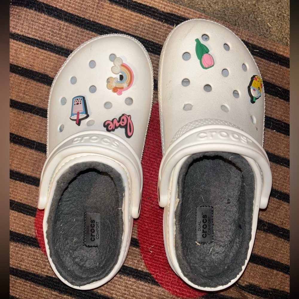 Fleece lined crocs